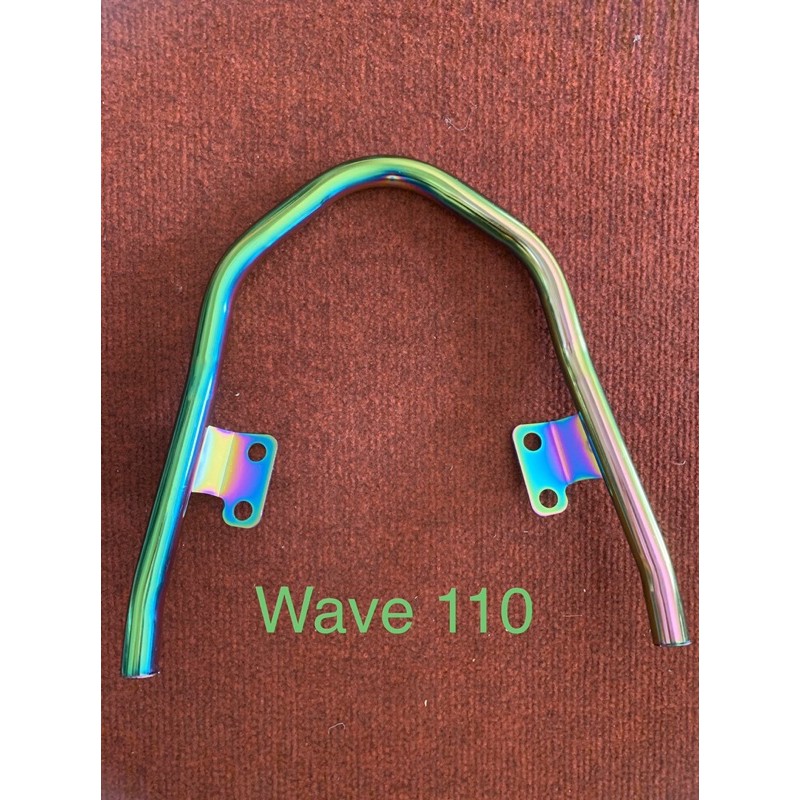 Tay xách (cảng sau) độ titan/đen dành cho wave 110, wave100 - MT 2022