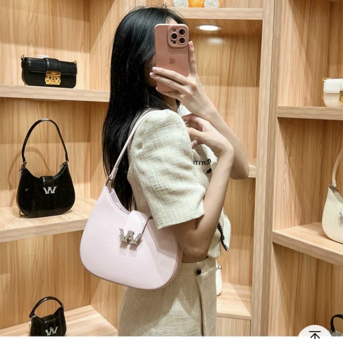 Túi kẹp nách WANG size 22cm Fullbox