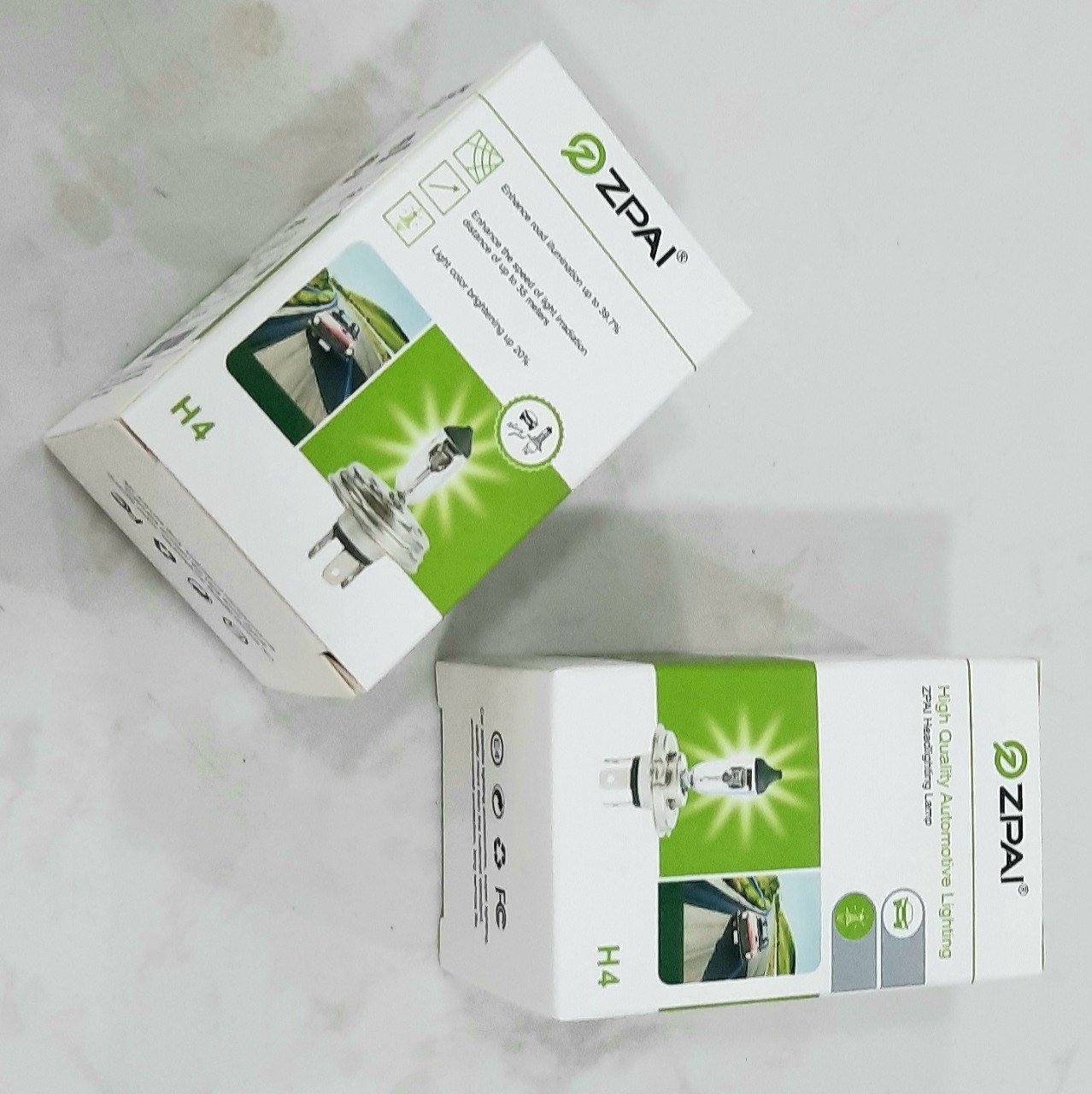 [HCM][combo 2 bóng đèn H4] ZPAI H4 P43t 12V100/90W
