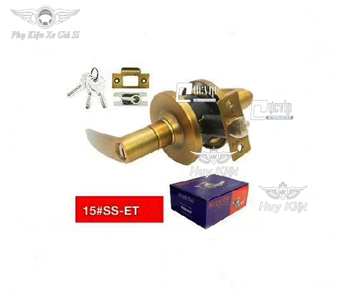 Ổ khóa cửa tròn tay gạt cao cấp huun dai 15#ss-et ms3211