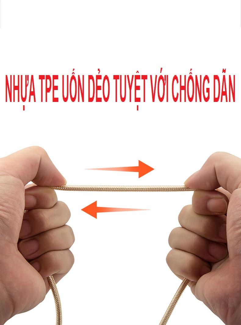 [HCM]Dây cáp sạc đa năng 3 trong 1 JSJ (Lightning - Micro USB - Type-C - Hàng hãng)