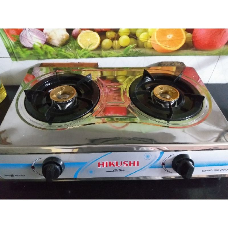 [ CHÍNH HÃNG ] Bếp gas đôi mặt inox - technology japan