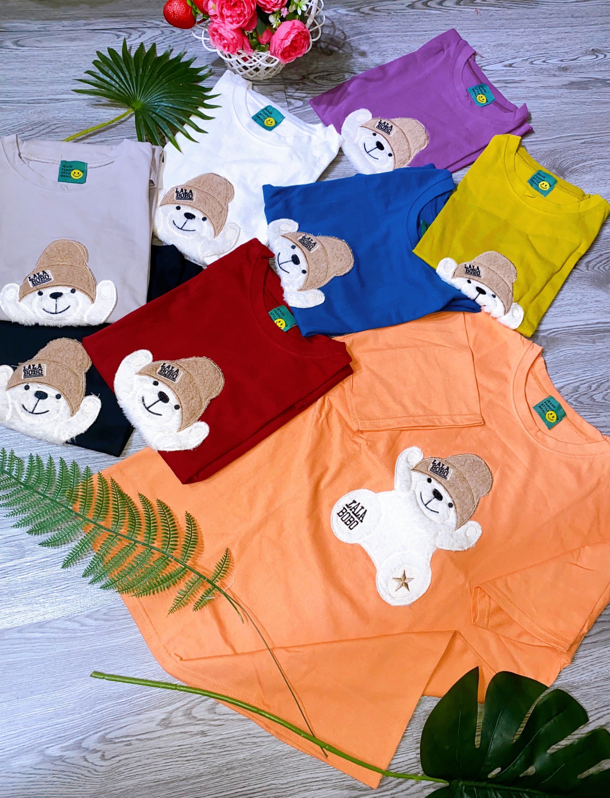 Pullover women 3158 hand miss wide form answer embroidery bear cotton dry type 1 round neck super beautiful thick caution super hot swell xò youthful multicolour basicthời page Gyz