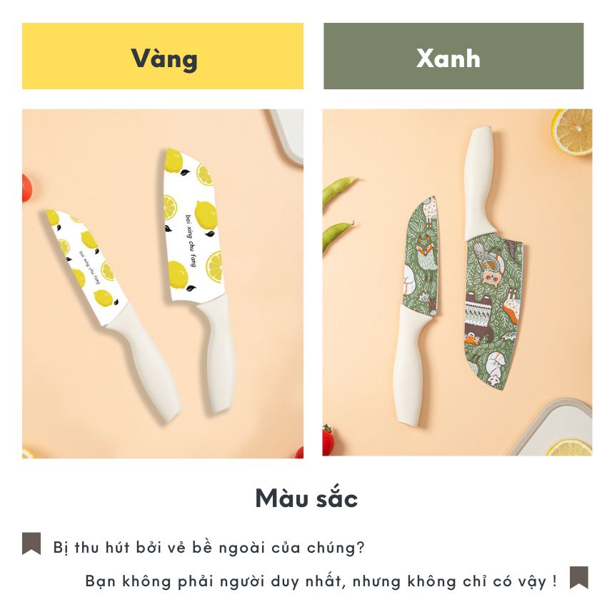 Dao gọt hoa quả xinh xắn
