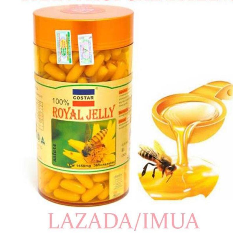 [HCM]Sữa Ong Chúa Costar Royal Jelly Soft Gel Capsules 1450mg (365 viên)