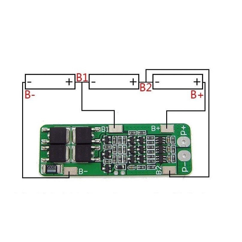 Mạch bảo vệ pin 3S 20A - 12.6V