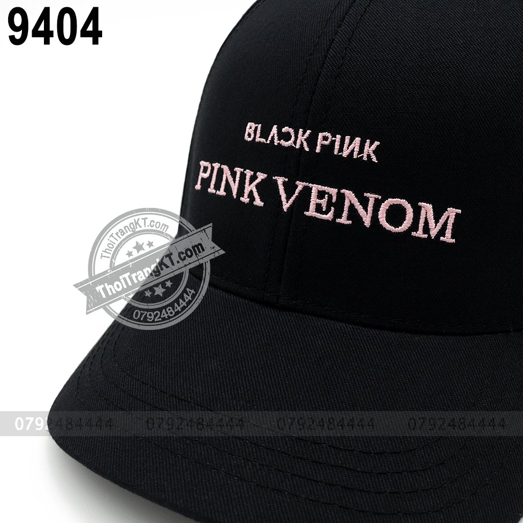 [SIÊU HOT] Combo 2 Nón PINK VENOM Black Pink màu đen
