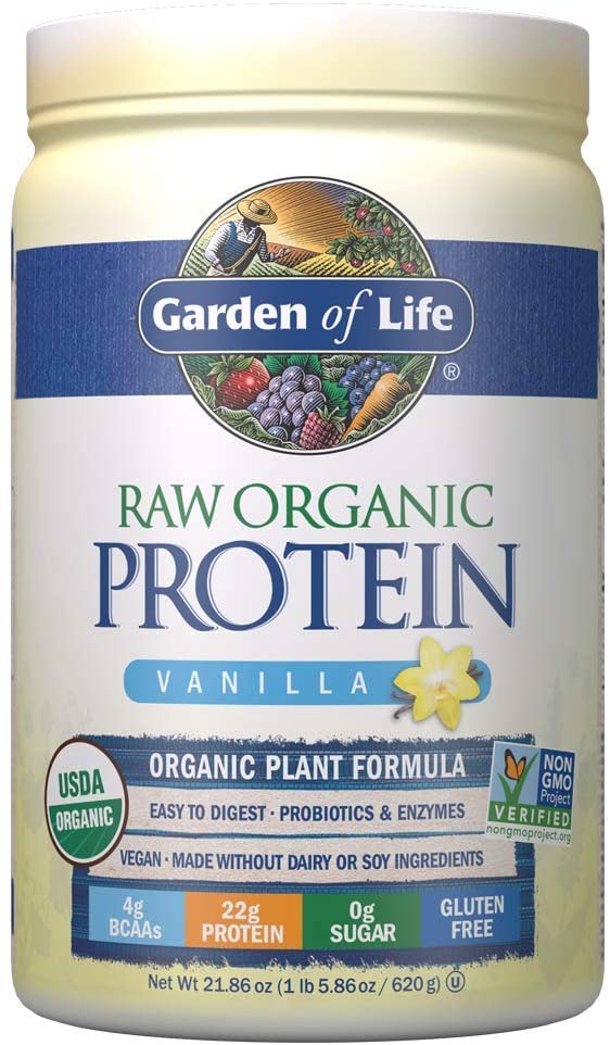 Garden of Life Raw Organic Protein Vanilla Powder, 20 Servings