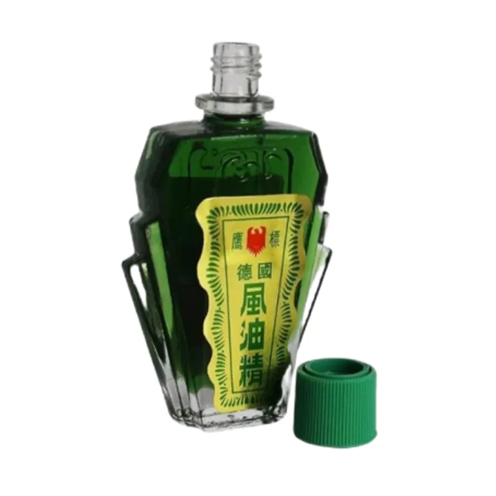 Combo 1 Lố 12 Chai Dầu Gió Xanh 2 Nắp Nhập Khẩu - 24ml/Chai