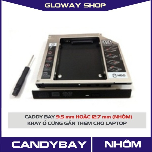 Caddy bay Hdd Ssd Sata 3 9.5Mm/12.7Mm - khay ổ cứng thay thế ổ Dvd (12.7Mm) chất lượng đảm bảo an toàn đến sức khỏe người sử dụng cam kết hàng đúng mô tả