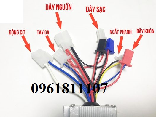 Kit chuyển xe đạp điên motor giảm tốc 24v 350w
