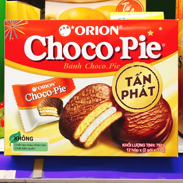 HỘp 24 CÁi BÁnh Orion Chocopie Mixasale