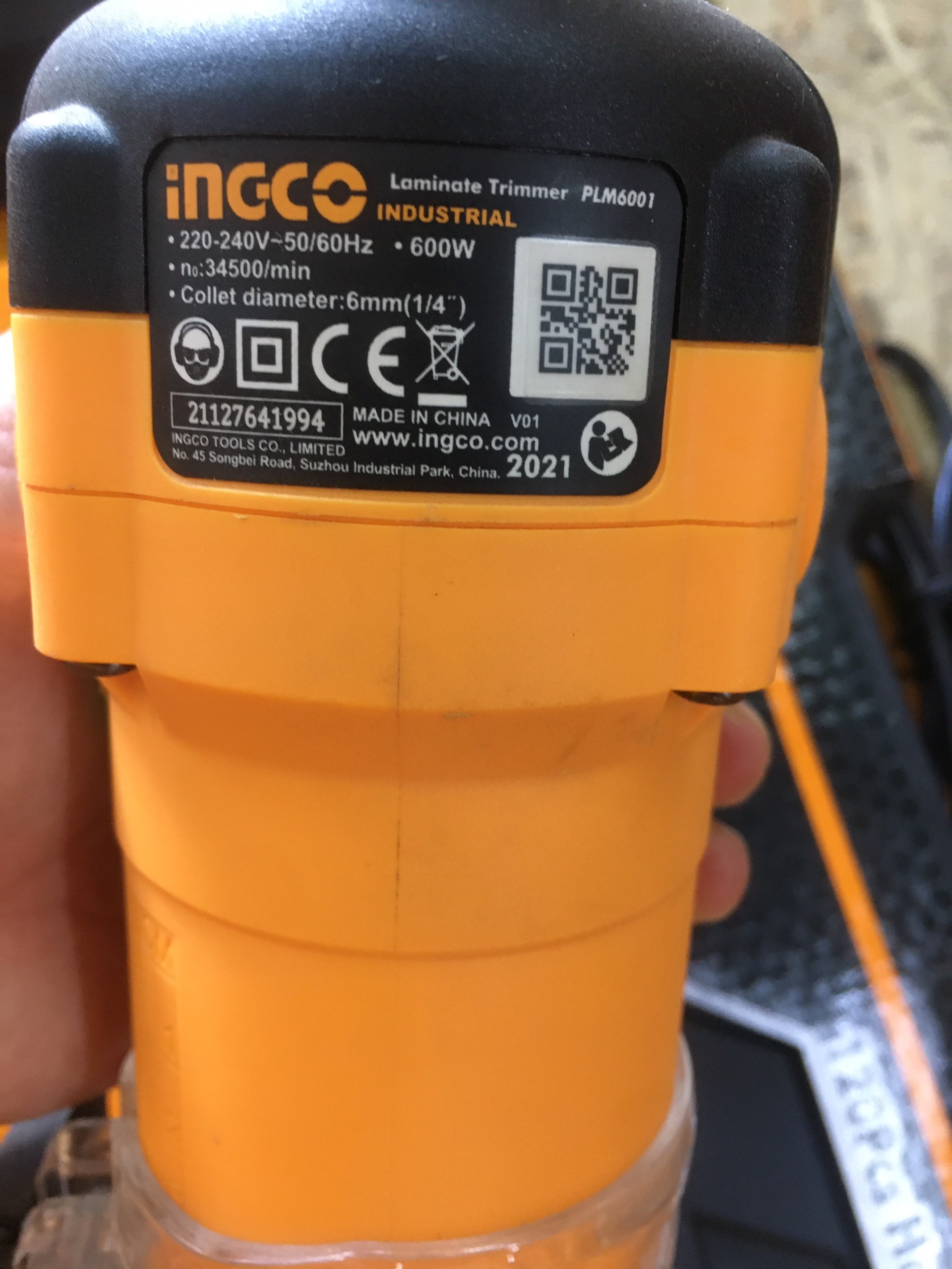 Máy phay cắt mép 600W INGCO PLM6001