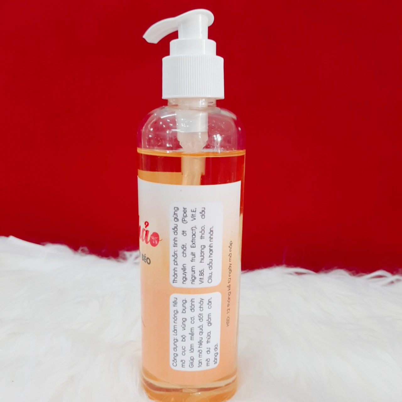 Dầu Massage giảm béo gừng ớt