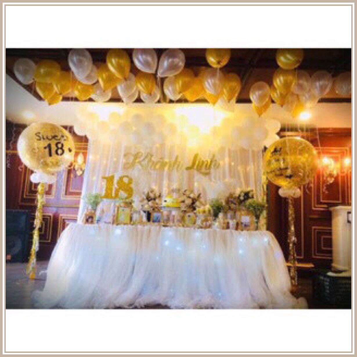 Rèm voan lưới 1.7m x 2m decor background sinh nhật meeting
