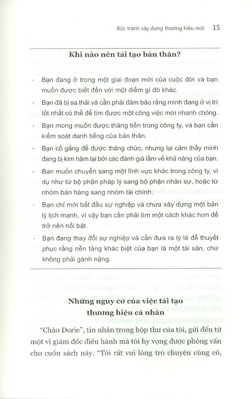 Tái Tạo Bản Thân