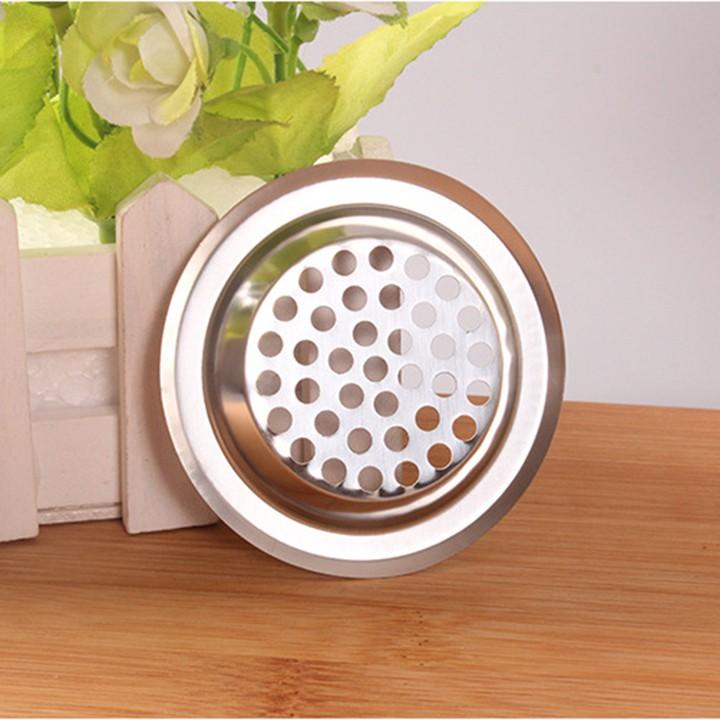 Miếng lọc rác bồn rửa chén bằng inox đường kính 7.5cm