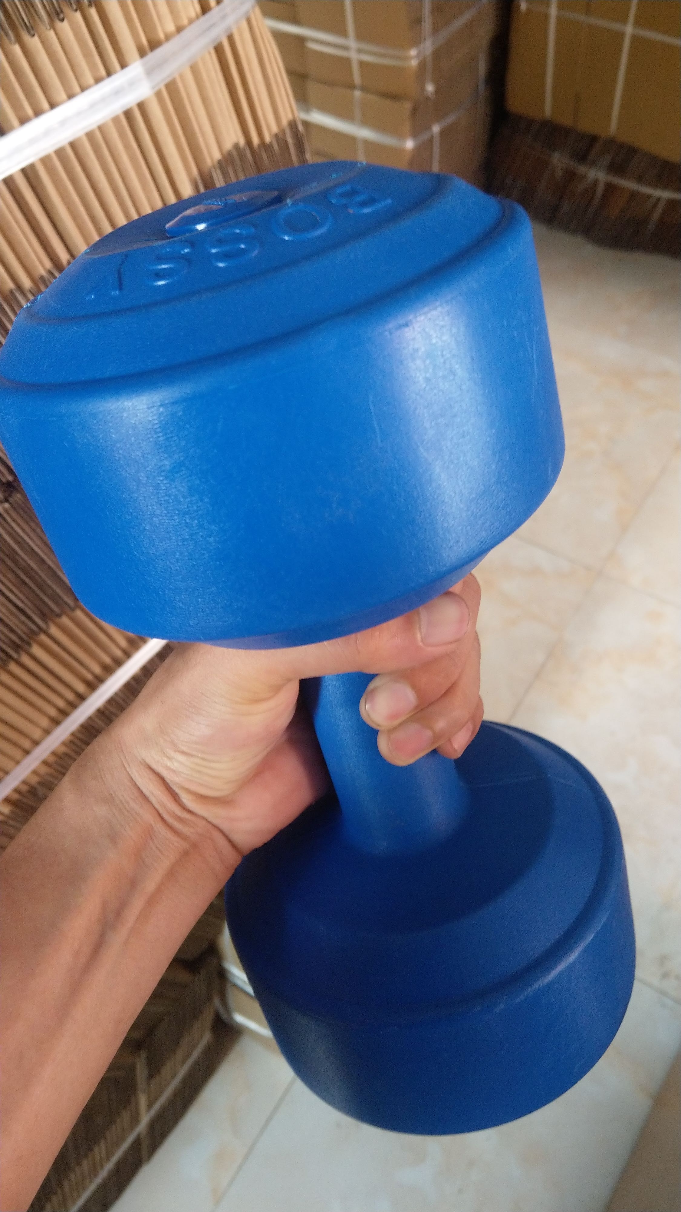 Vỏ tạ tay nhựa 5kg (Chưa nhồi)