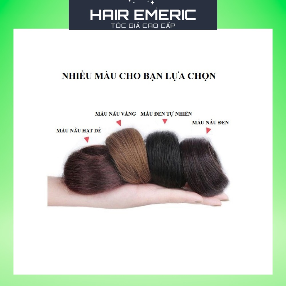 Tóc giả búi tròn thời trang dành cho nữ Emeric