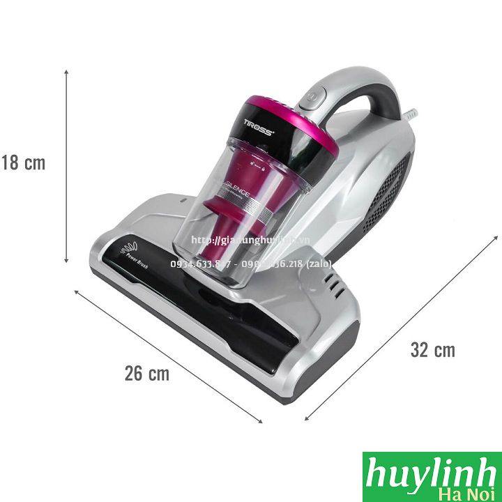 Máy hút bụi trên giường, sofa Tiross TS9305