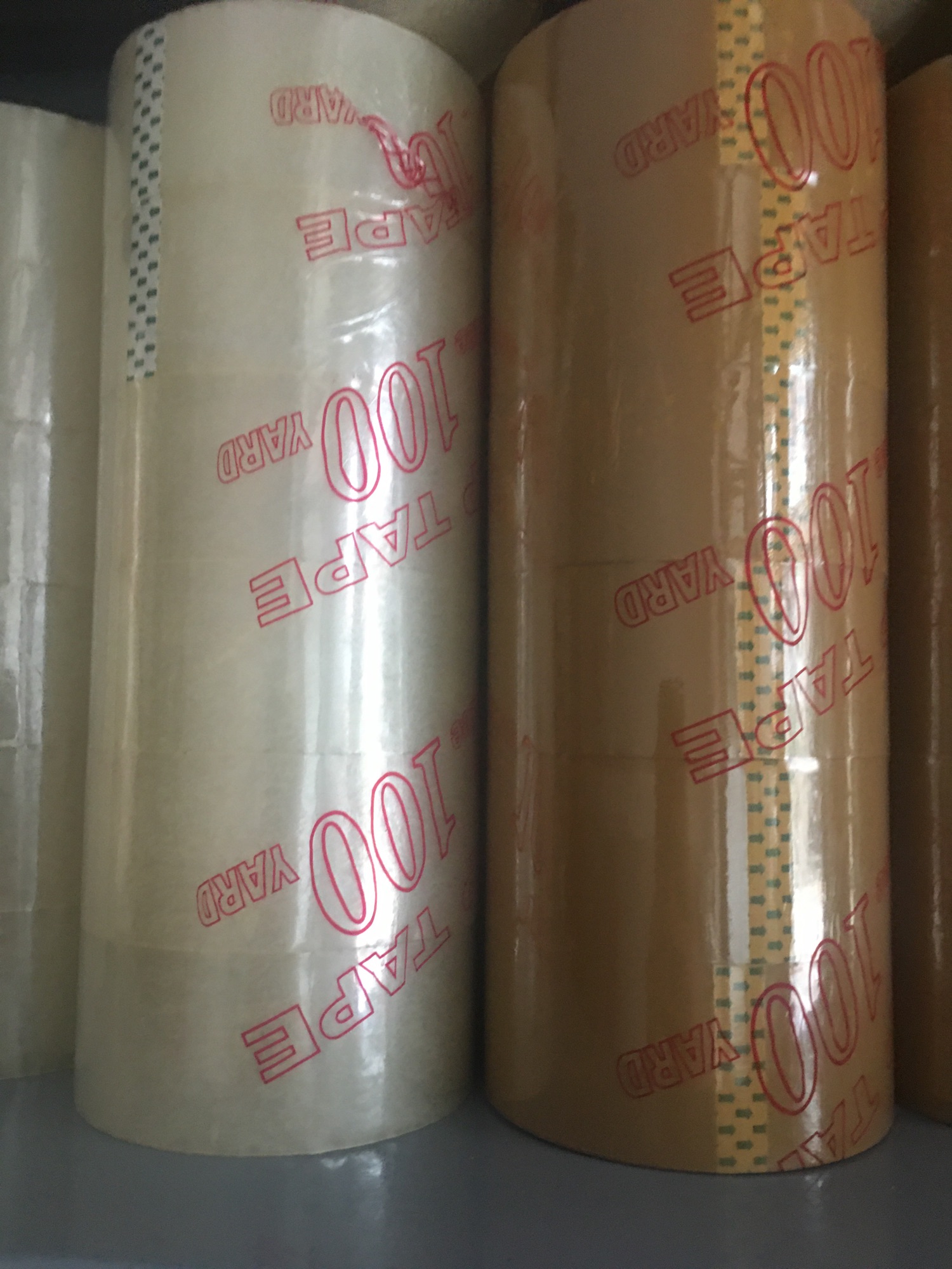 [HCM]Băng keo trong băng keo đục 100ya (6cuộn-12kg)