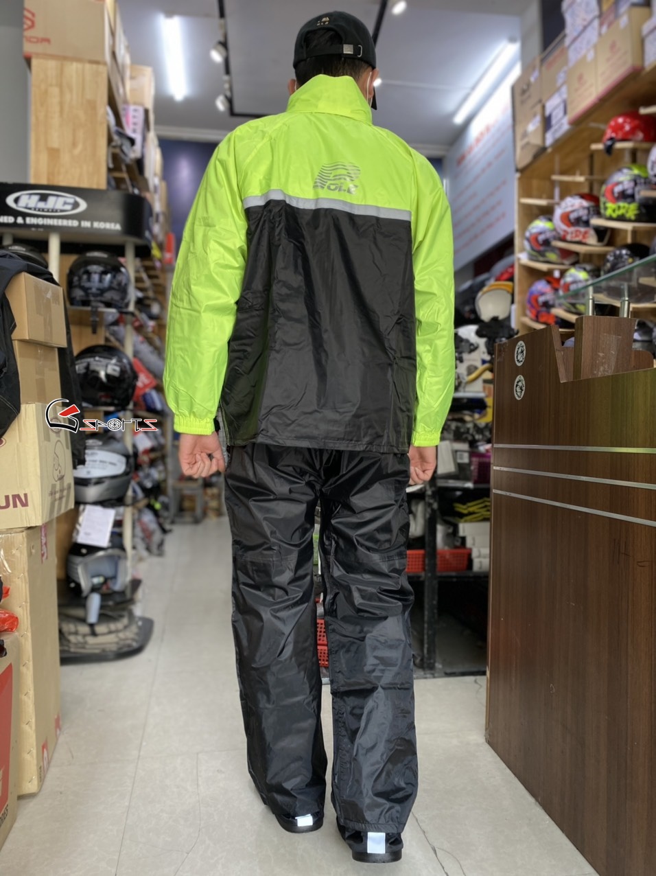 Áo mưa bộ POLE RACING AR803