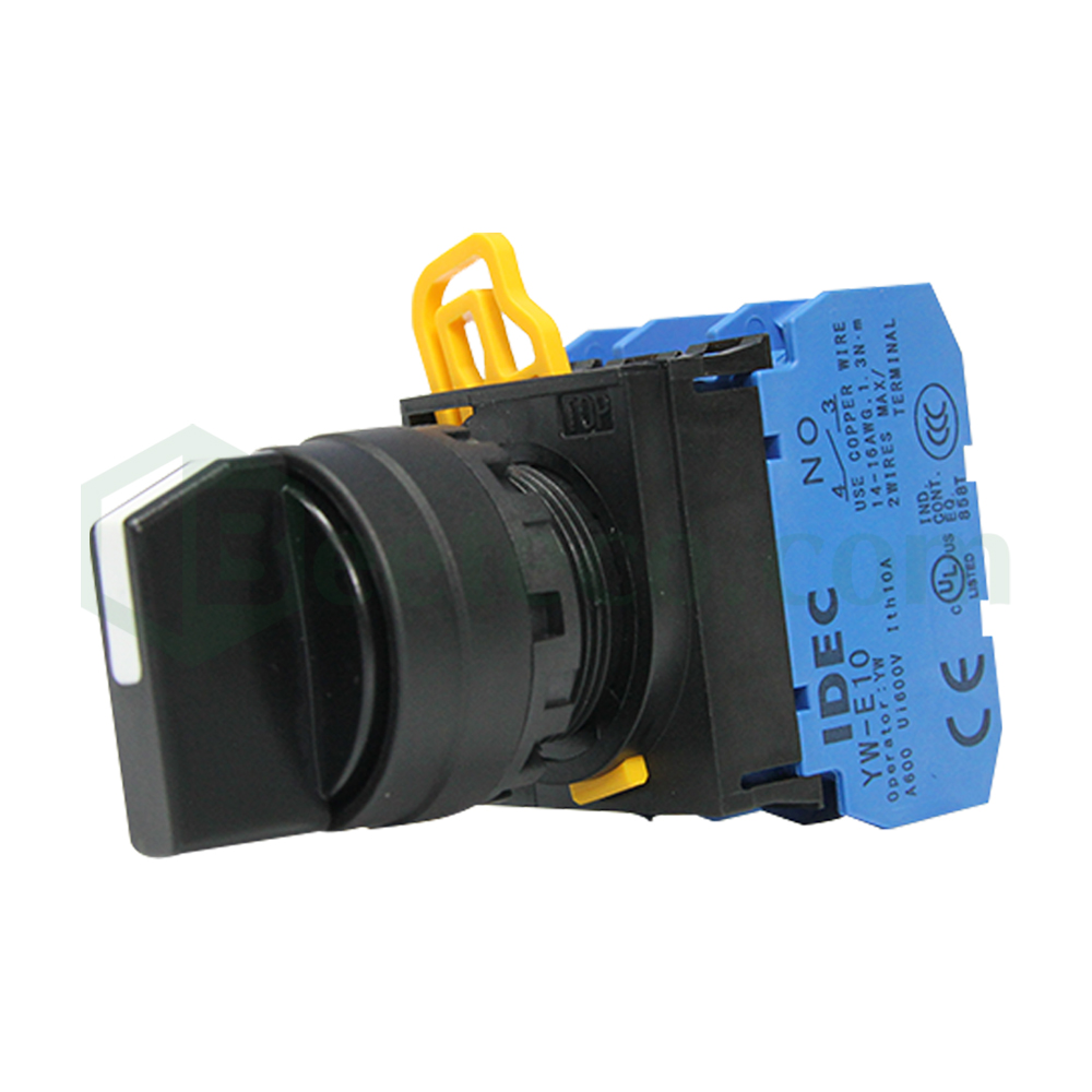YW1S-3E : Công tắc xoay Idec phi 22, 3 vị trí