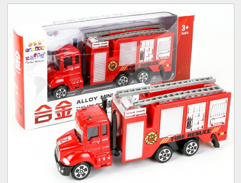 Combo xe cứu hỏa tỉ lệ 1:64