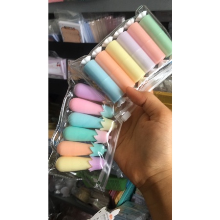 SET HỘP TÚI 6 BÚT DẠ QUANG HIGHLIGHT CUTE