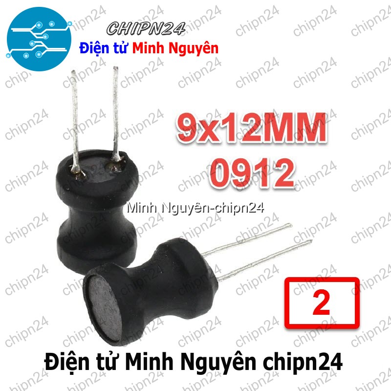[3 cái] (K233) Cuộn cảm cắm 9x12mm DIP 0912 (1uH/1.5uH/2.2uH/3.3uH/4.7uH/10uH/15uH/22uH/33uH/47uH/68uH)-[Chọn Loại] - HHH.00053