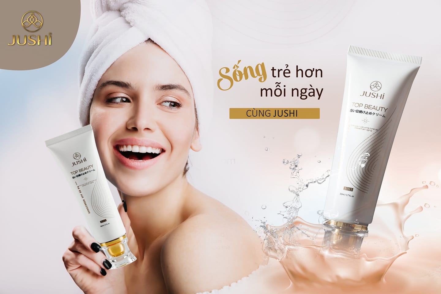 Kem Chống Nắng Jushi Top beauty