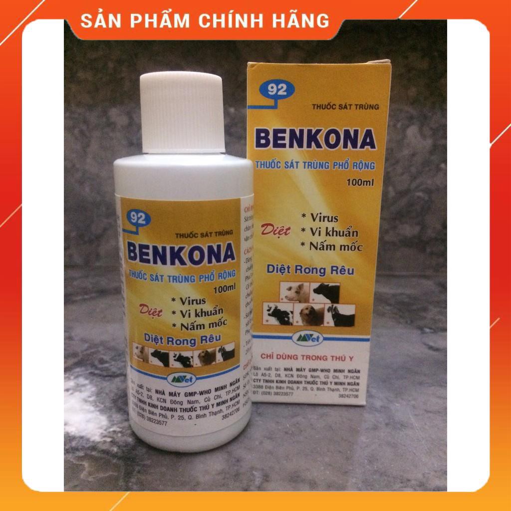Benkona 100ml-  chế phẩm sát khuẩn.