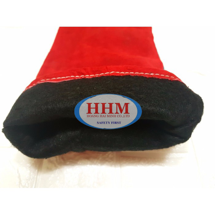 Bộ 5 Đôi Găng tay da hàn màu đỏ - loại mỏng