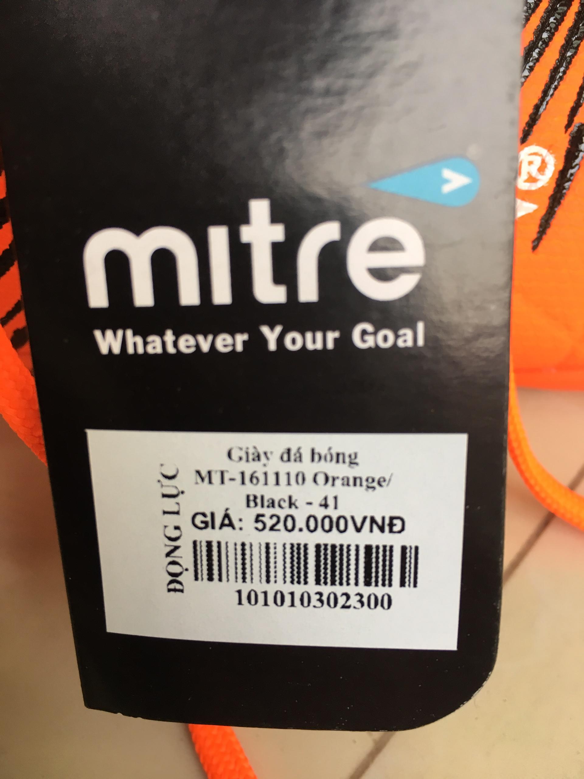 Giày đá bóng Mitre MT-161110 (Tặng kèm tất)