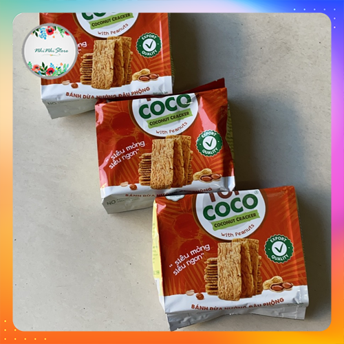 Combo 5 gói bánh dừa nướng - đậu phộng