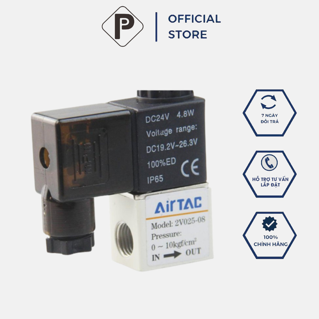 Van Điện Từ AIRTAC 2V025-08
