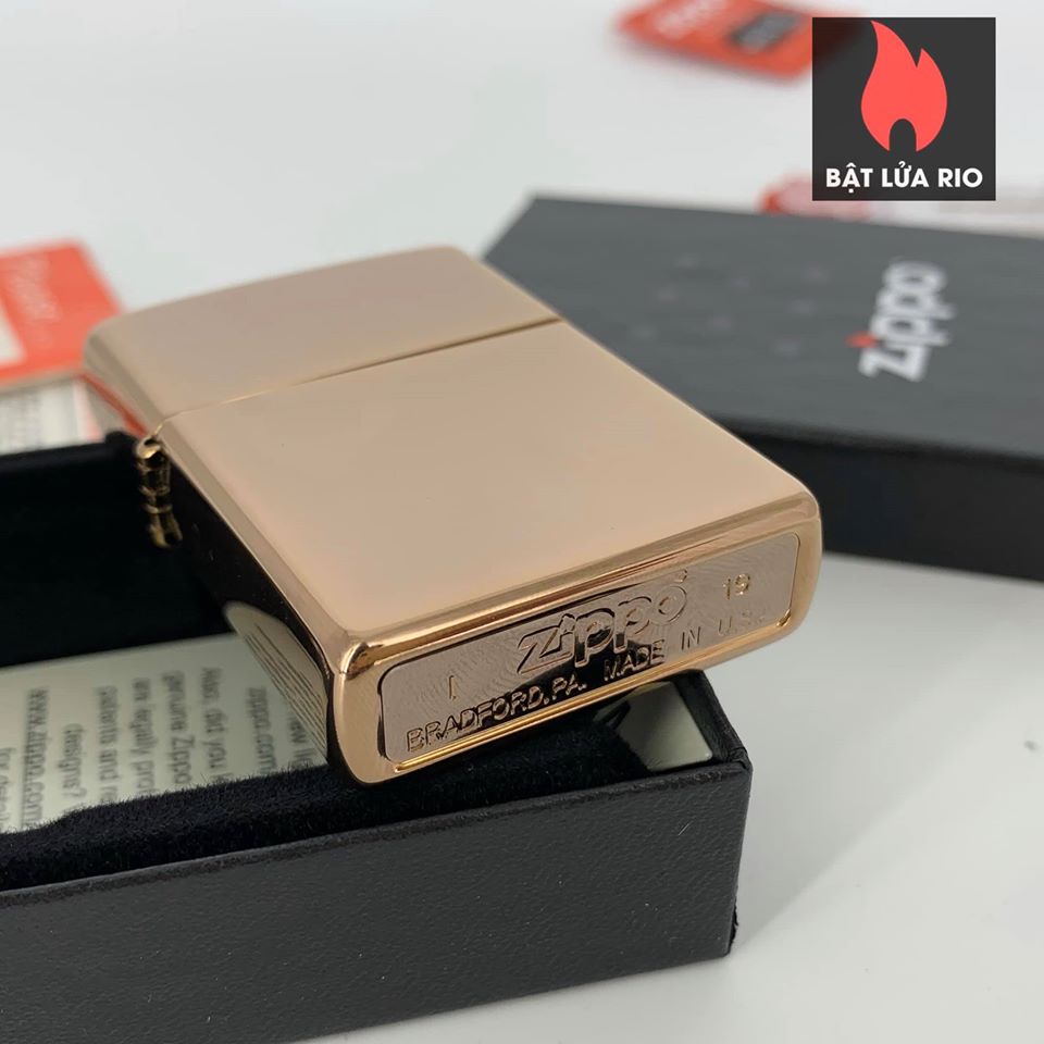 Bật lửa Zippo 49190 – Zippo High Polish Rose Gold