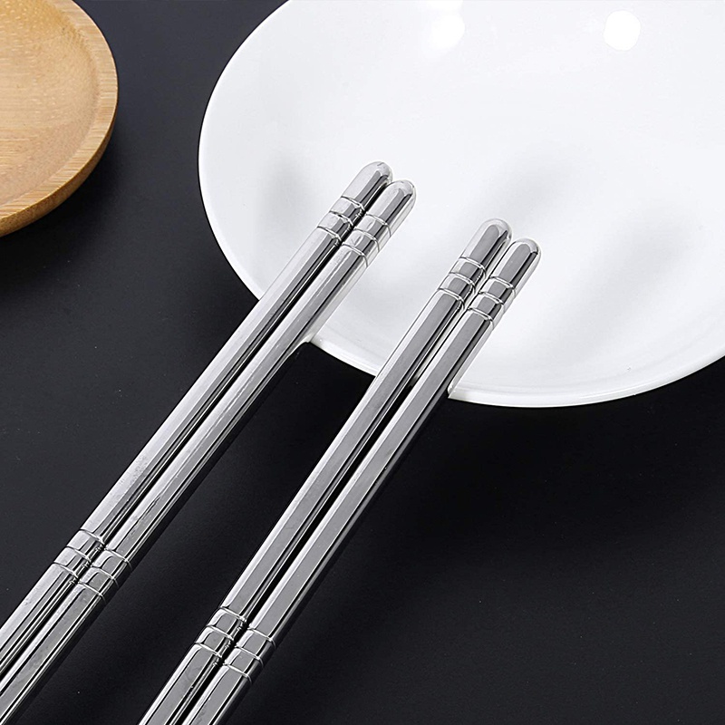 Bộ 5 Đôi Đũa Inox Cao Cấp - Đũa inox không gỉ