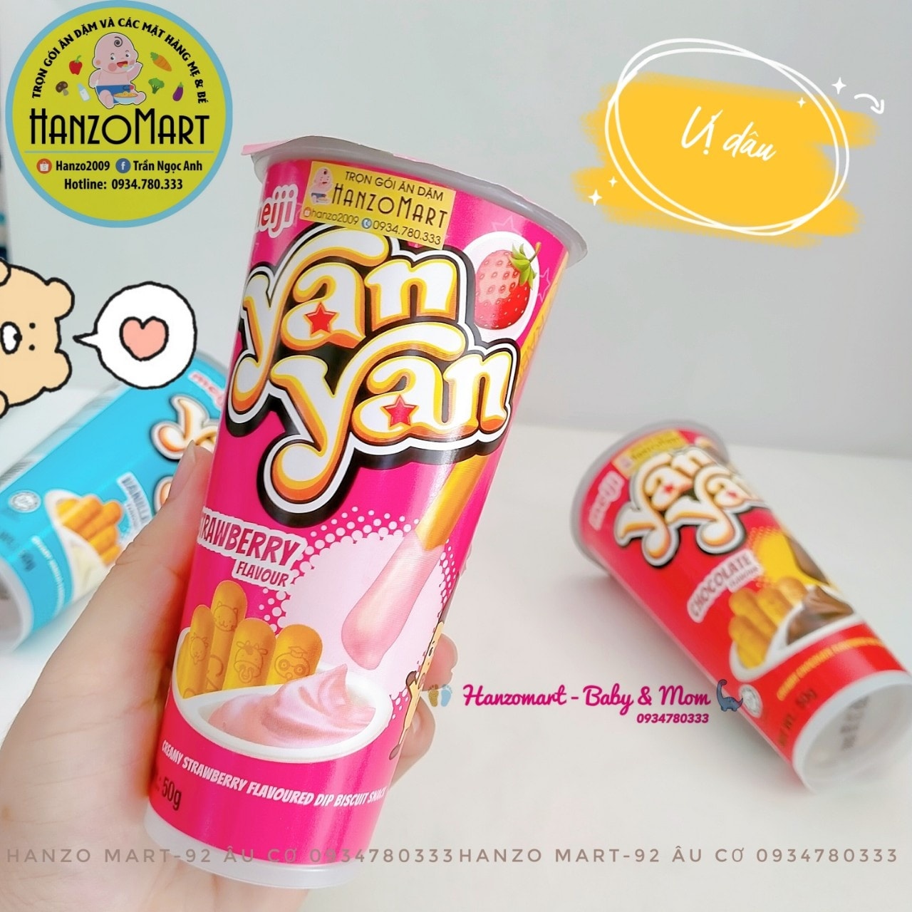 Bánh Que Chấm Meiji Yanyan Các Vị Ly 50g