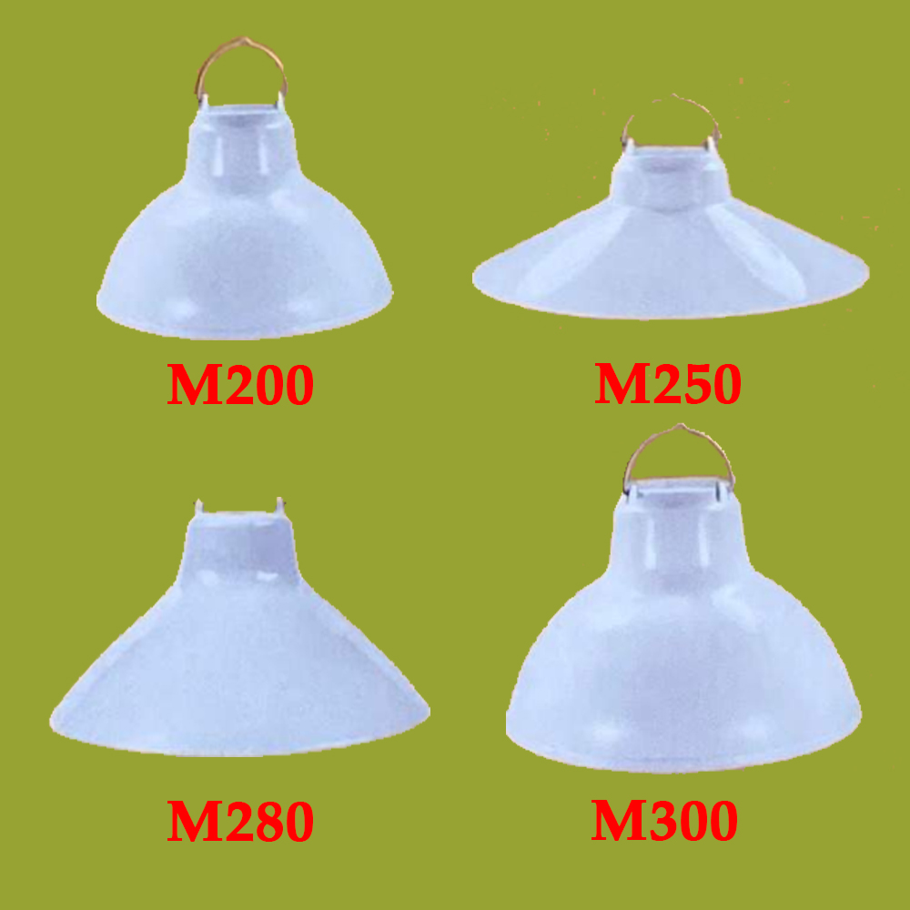 Chao đèn nhựa che mưa 20cm / 25cm / 28cm / 30cm cao cấp Sopoka - Điện Việt