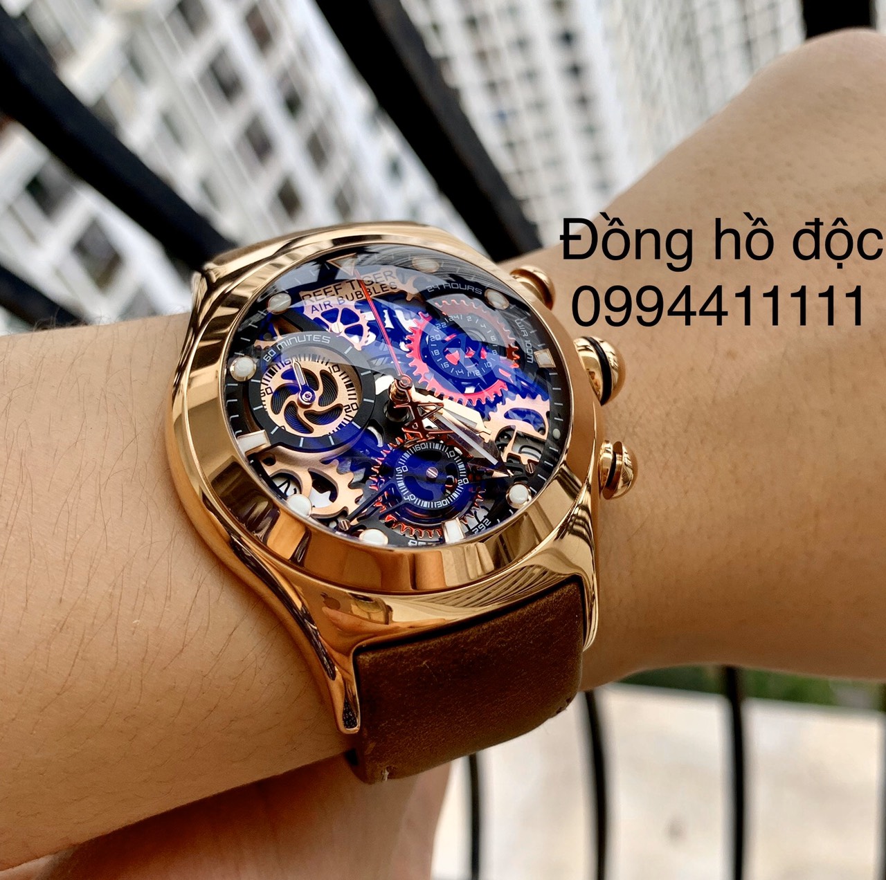 đồng hồ reef tiger air bubbleg