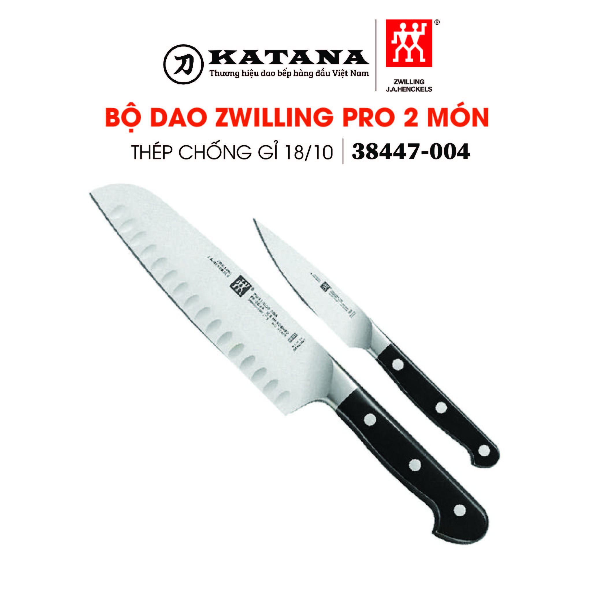 [Trả góp 0%]ZWILLING - Bộ dao ZWILLING Pro - 2 món