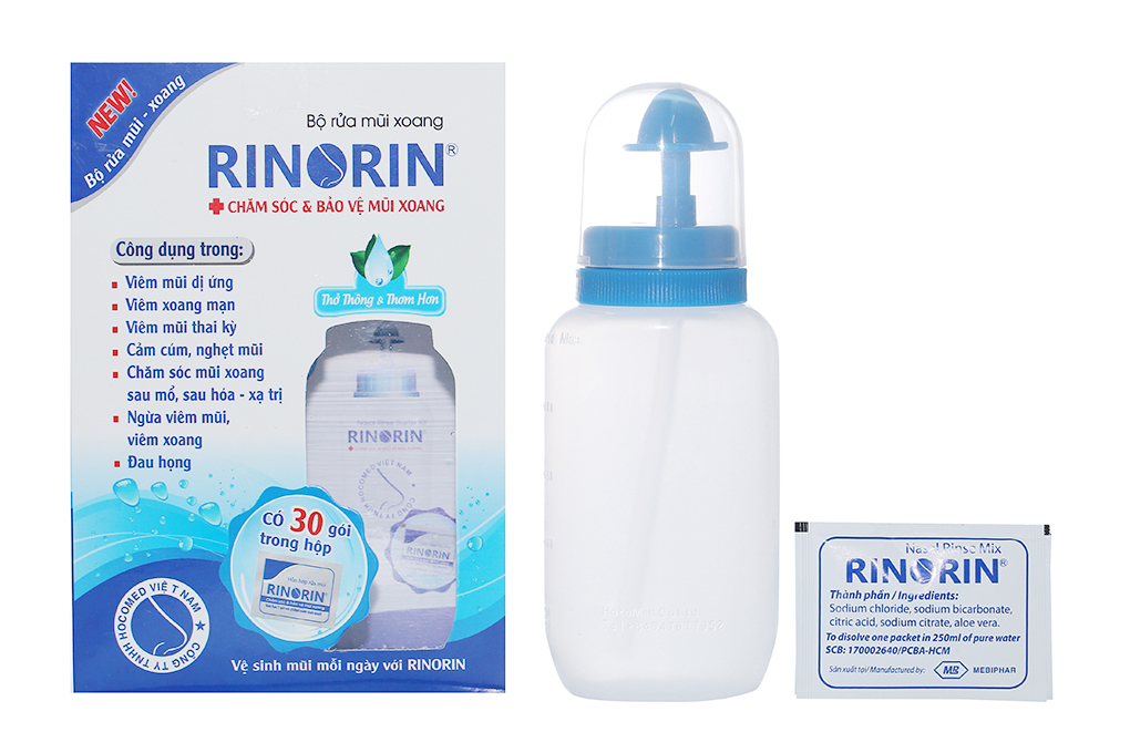 Bộ dụng cụ rửa mũi Rinorin