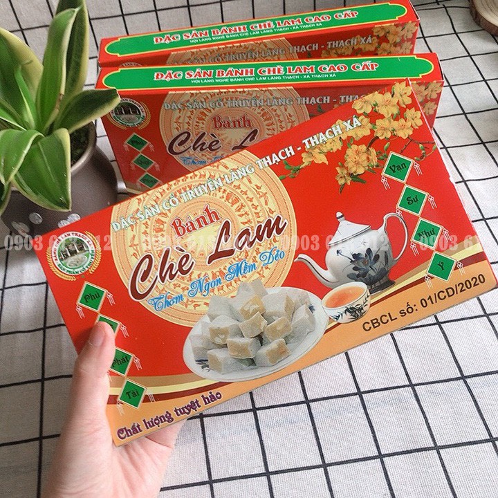 Chè lam dừa khô - Bánh chè lam đặc biệt
