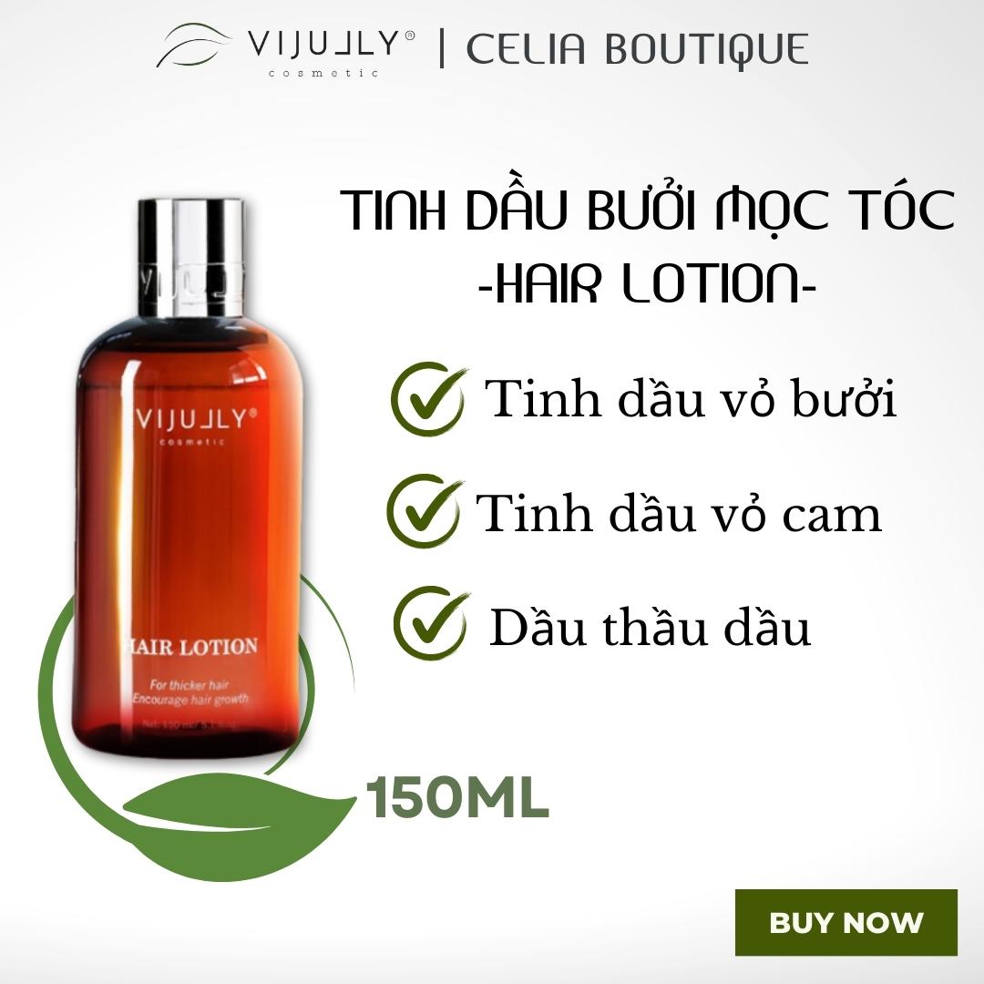 Xịt dưỡng tóc tinh dầu bưởi ( Hair Lotion ) Vi Jully 150ml
