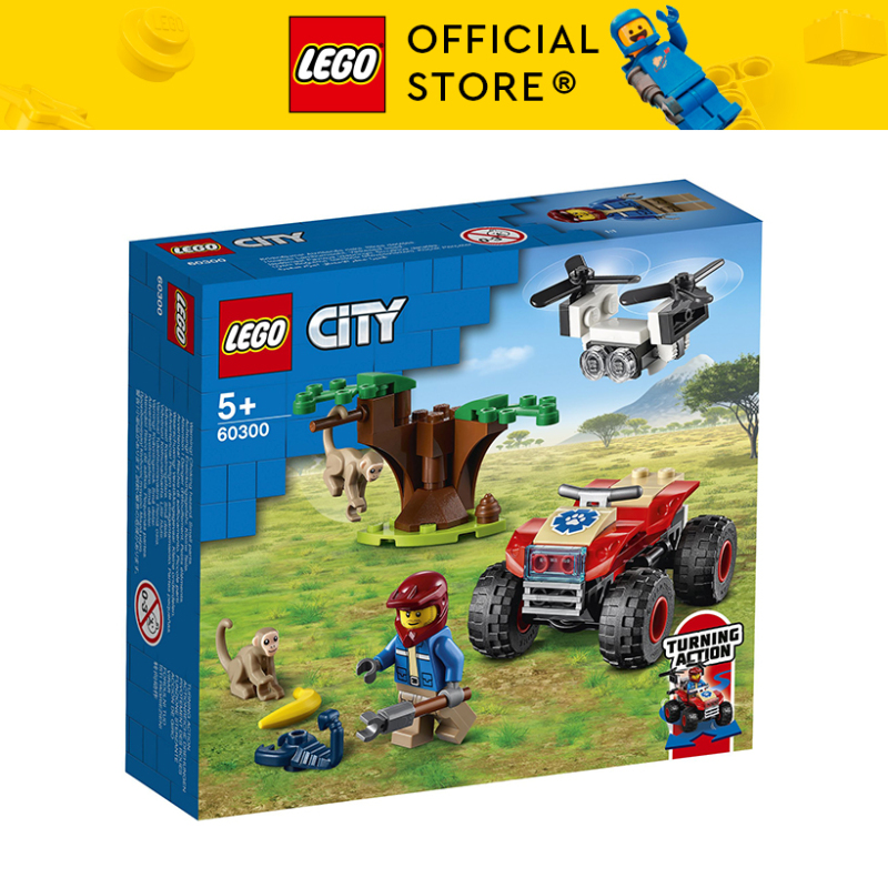 LEGO City 60300 Xe cứu hộ động vật (74 chi tiết) Bộ gạch đồ chơi lắp ráp cho trẻ em