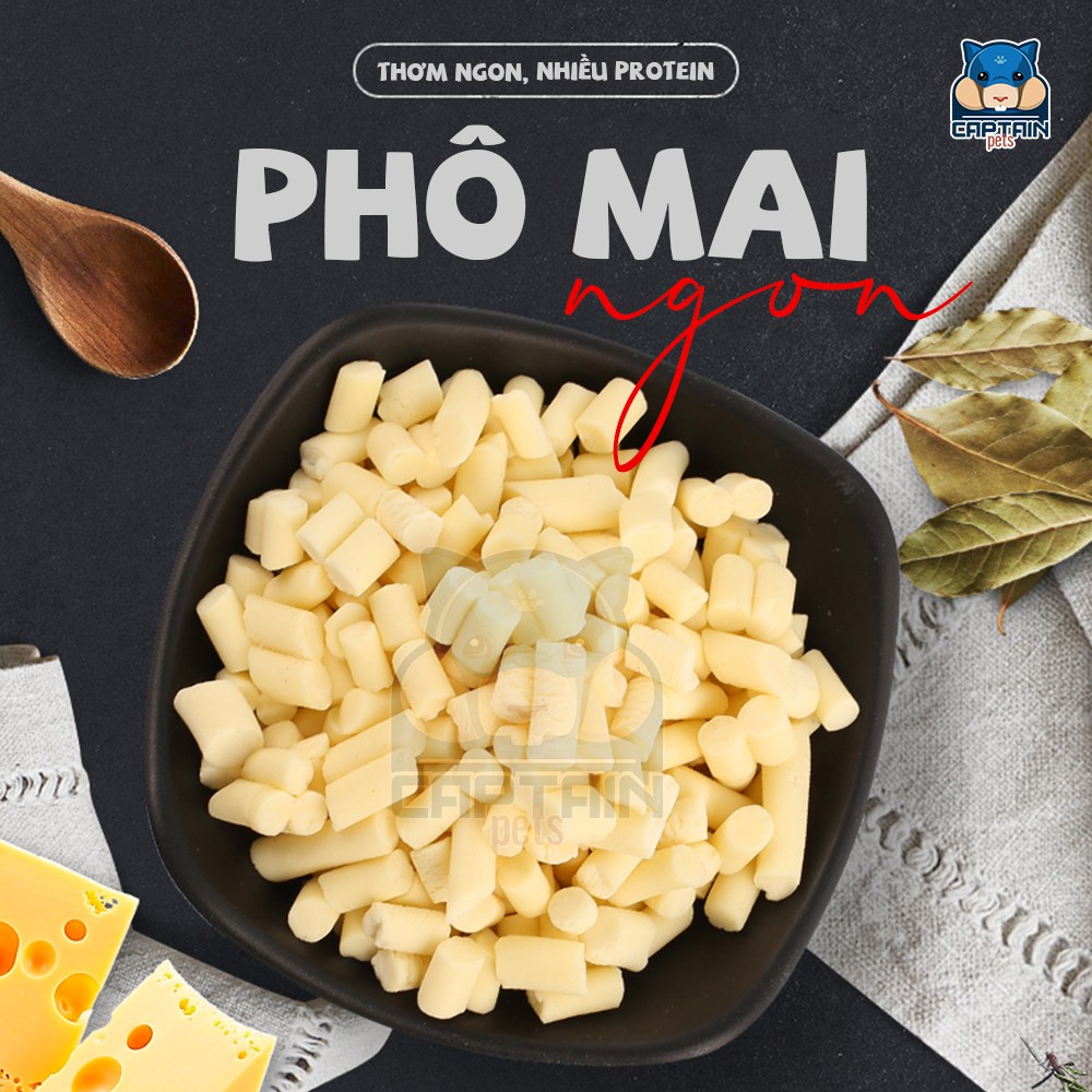 [FREESHIP MAX] Đồ Ăn Vặt Cho Hamster - Phô mai cube - Bách hóa Hamster
