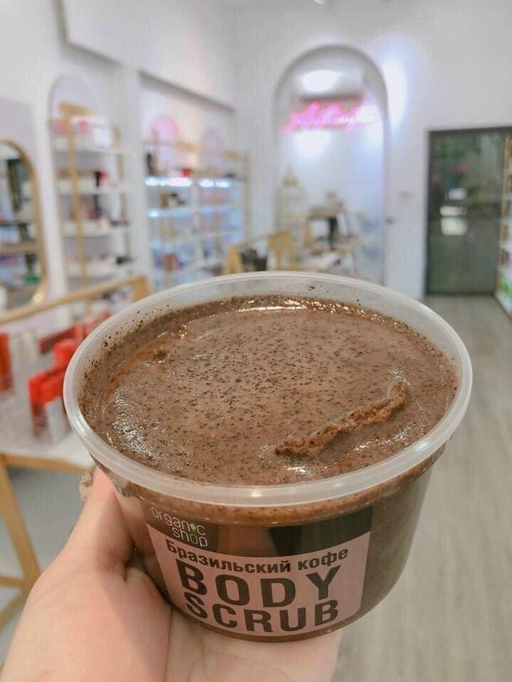 Tẩy da chết Cafe Body Organic NGA