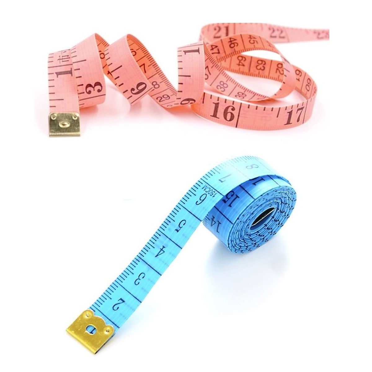 Thước dây may đồ đầu bọc thép 150cm - thước dây đo 3 vòng eo bụng, chiều cao