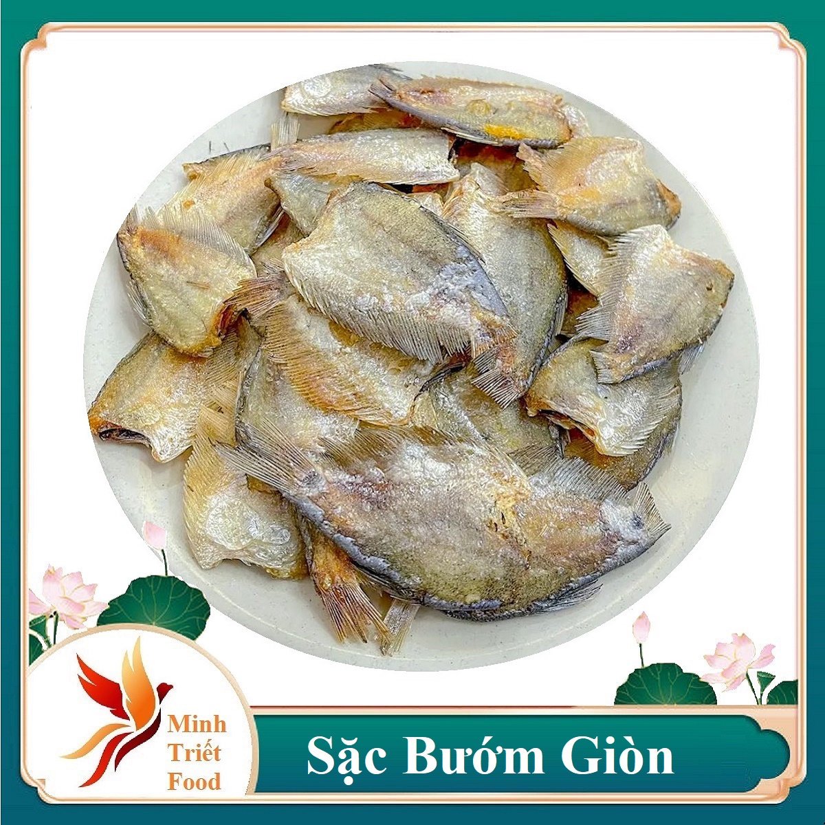 500gr Khô cá sặc bướm – Đặc Sản Miền Tây làm từ cá sặc đồng tươi sống ướp gia vị vừa ăn và phơi nắng tự nhiên, ăn với cơm trắng hoặc chấm mắm me làm vài xị đế.